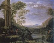 landscape with ascanius shooting the stag of sylvia claude lorraine
